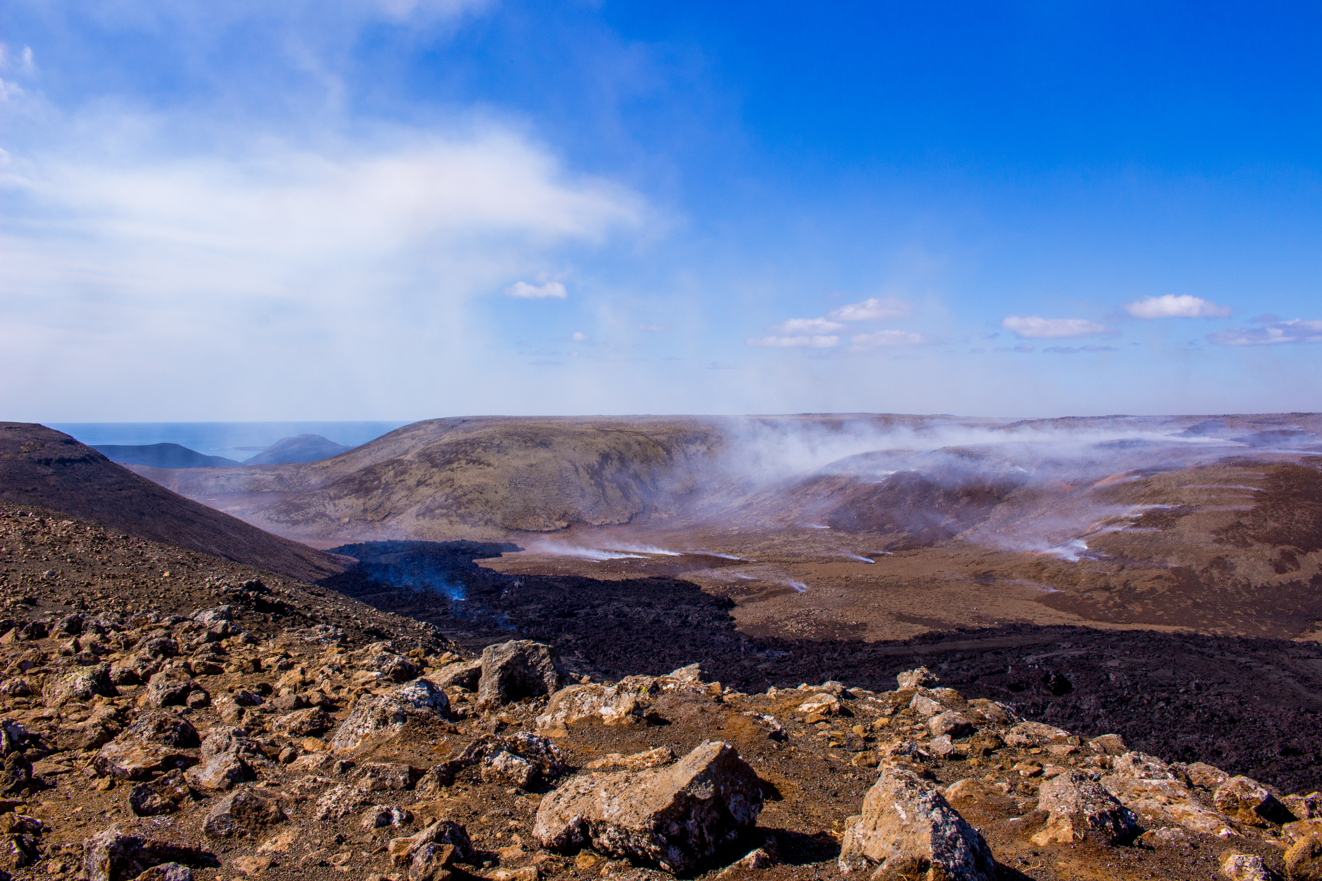 Lava fields